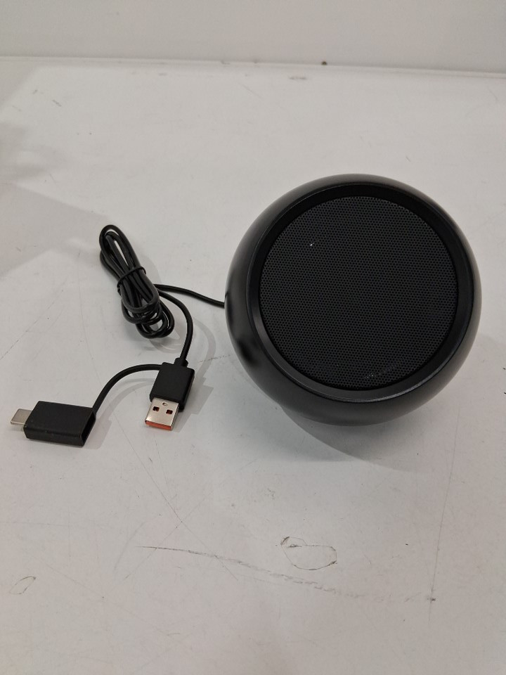 wired usb external laptop speaker - black (model: XKX054C) image 3