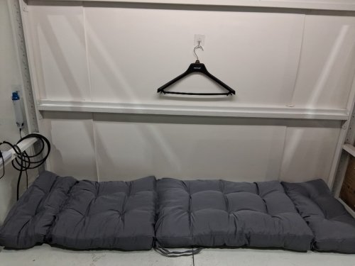 outdoor Chaise lounge cushion - 48" - grey image 3