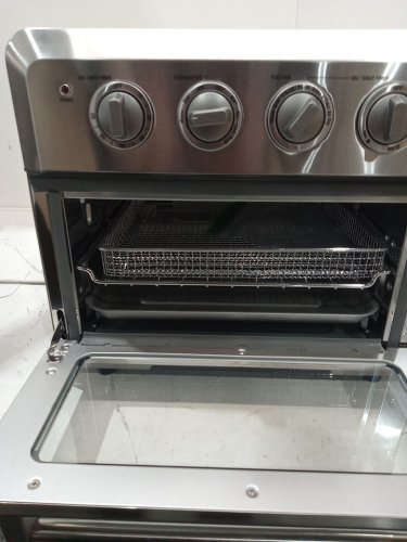 cuisinat 6-in-1 convection toaster oven airfryer combo - 16" x 15.5" x 14" - 1800w - silver (model: ctoa-122nas) image 4