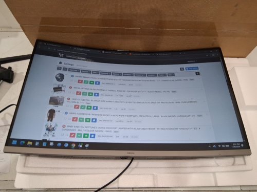 samsung s3 Essential fhd curved monitor - 32" - black (model: s32d390gan) image 4