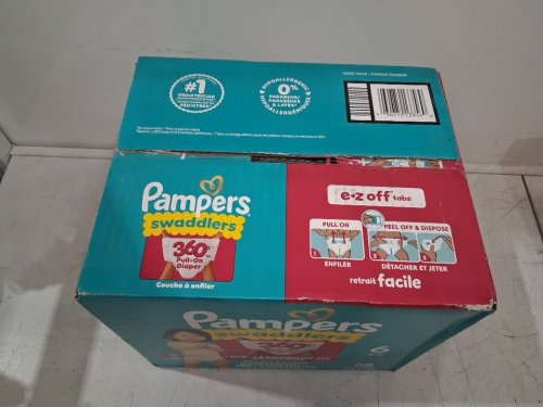 68PK PAMPERS SWADDLERS DISPOSABLE DIAPERS - SIZE 6 (35+LBS) image 3