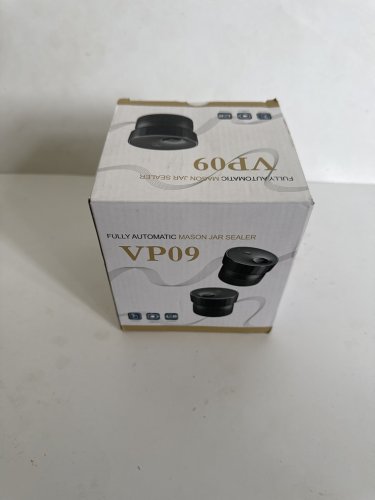 FULLY AUTOMATIC CORDLESS MASON JAR SEALER - BLACK (MODEL: VP09) image 2
