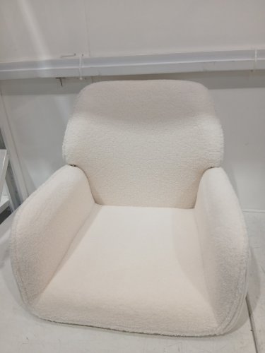 KRAMZING Height Adjustable Upholstered Desk Chair - 27" - white (model: dmt-27-ocw272) image 9