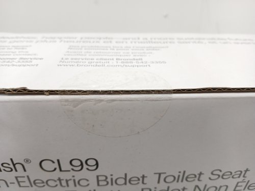 BRONDELL SWASH CL99 ELONGATED NON-ELECTRIC BIDET TOILET SEAT - 18" - WHITE (MODEL: CL990416) image 5