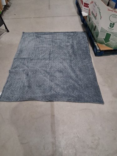 Restoration hardware designer Threatened DIAMOND MATTRESS THROWBLANKET - 60" X 70"- blue (MODEL:1795790) image 3