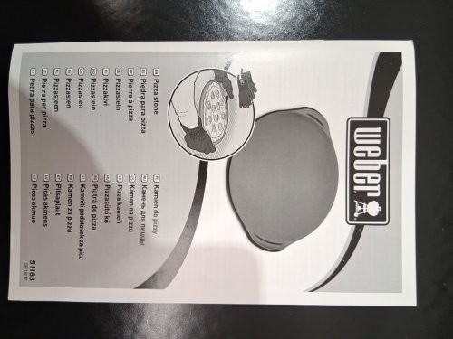 Weber Premium Grilling Stone - 18.3" - BLACK (MODEL:8829) image 4