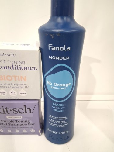 3 ASSORTED COLOUR CORRECTING HAIR PRODUCTS - ASSORTED BRANDS, TYPES AND USES - KITSCH / FANOLA image 4