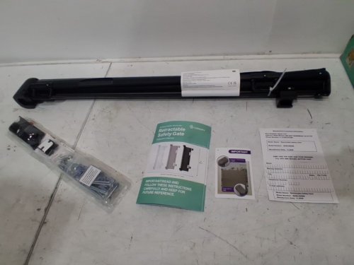2pk retractable safety gate for indoor/outdoor - 33" x 55" - black (model: sh20.006db) image 3