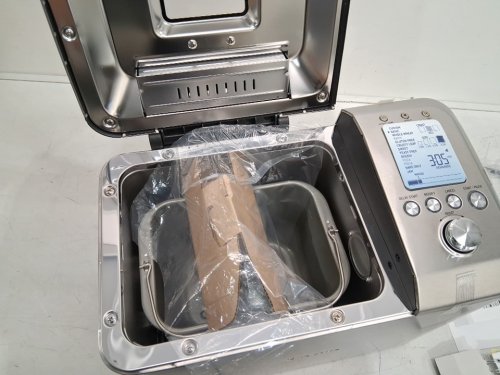 breville custom loaf digital bread maker - makes 2.5lbs loafs - brushed stainless steel (model: bbm800xl/a) image 5