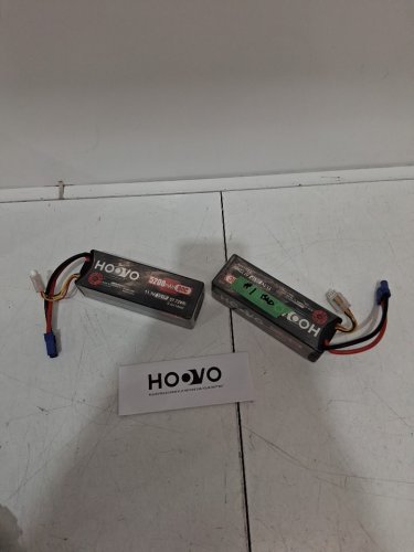 2pk HOOVO 3S High Discharge Li-Po Battery for RC Vehicles - 5200mAh - 11.1V - 80C - black/red image 3