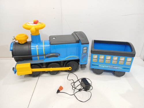 Imaginarium Kids Ride On Express Train Toy - 6V - Blue (Model: 122456) image 3