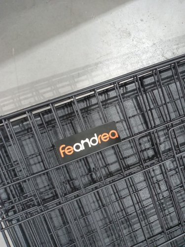 FEANDREA DOG CAGE PET CRATE With 2 DOORS FOR EASY ENTRY - XXL (48") - black (MODEL: PPD48H) image 4