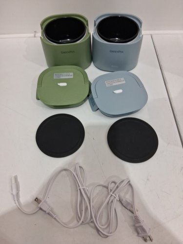 2pc GreenPan portable dishwasher-safe Heated Lunch Box set with Spill-Proof Lid - 20oz - blue/green (model: 3883883) image 3