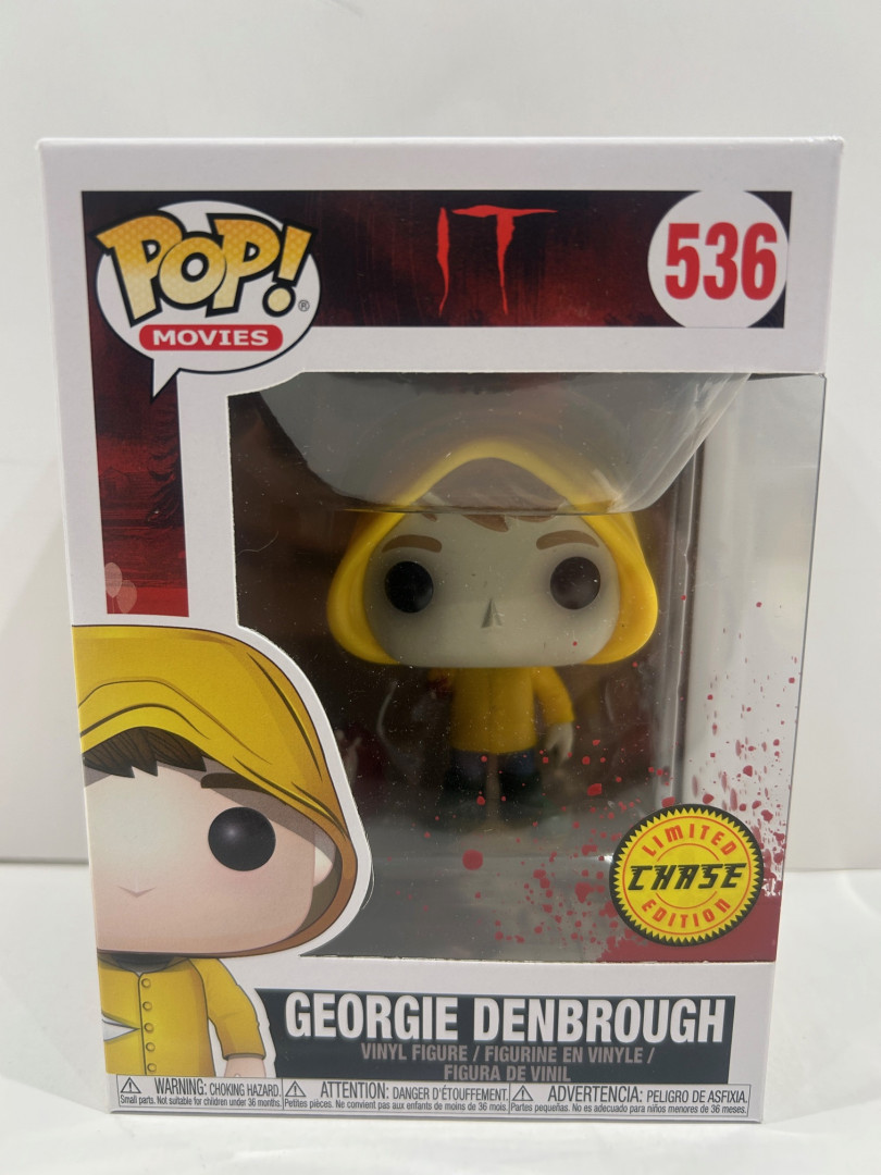 Funko pop! **chase limited edition** Movies: it - georgie denbrough vinyl figure (#536) image 2