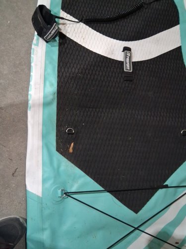 FBSPORT Premium Inflatable Stand Up Paddle Board with Durable SUP Accessories AND Carry Bag - 11FT x 33" - mint GREEN (MODEL: SDK ) image 5