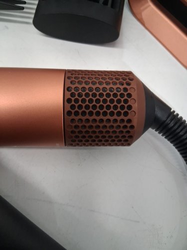 6PC DYSON i.d curly + coily airwrap multi styler and hair dryer with bluetooth - amber silk ( model: hs08) image 7