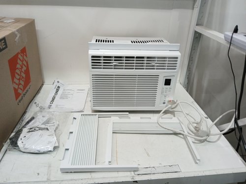 ge Electronic Window Air Conditioner - 6000btu - up to 250sq.ft - 16.4" x 13.4" x 12.6" - white (model: AWCS06BWFC) image 5