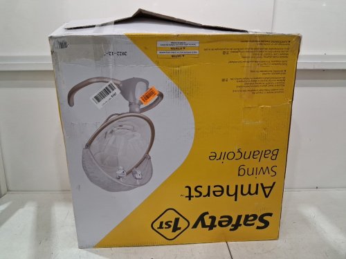 Safety 1st Amherst baby Swing with bluetooth with digital touch screen & remote control - Santorini Light/cream/white (model: 53043CSAT) image 7