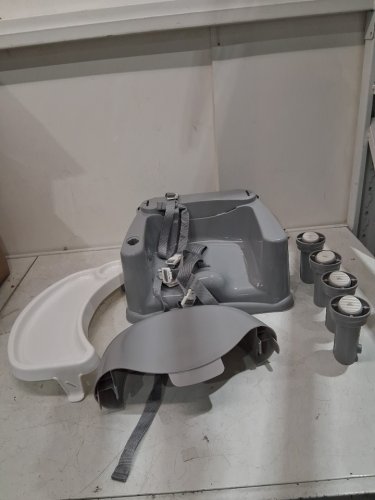 SAFETY 1ST TODDLER EASY CARE SWING TRAY BOOSTER SEAT WITH REMOVABLE TRAY (6M-4YR) - GREY (MODEL: BO048CSLFA) image 3