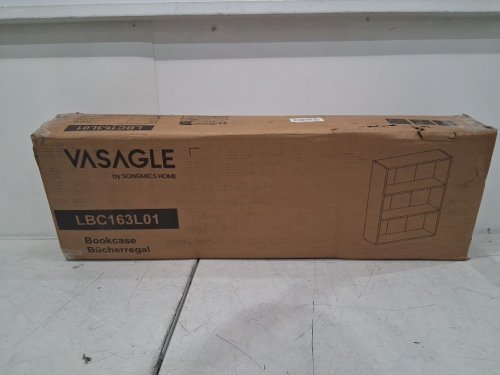 VASAGLE 3-Tier Bookshelf/storage organizer - 32" - camel brown (model: lbc163l01) image 3