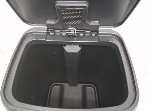 Garvee Metal Trash Can with Lid - 13gal/50L - black (Model: phk_34e7k8sj) image 5