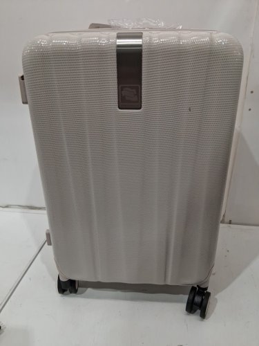 Hanke hardside Carry On Luggage Suitcase with 4 wheels - 20" - ivory white (MODEL: kh9860) image 3