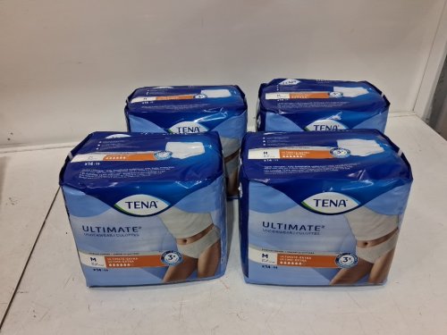 56pk Tena Ultimate Protective Incontinence Underwear with Ultimate Absorbency - Medium - White image 3