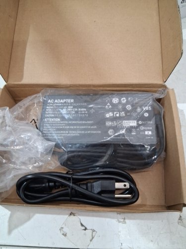 unbranded ac/dc power adapter - 100-240v 2.5amp -black (model: lx-150w) image 2