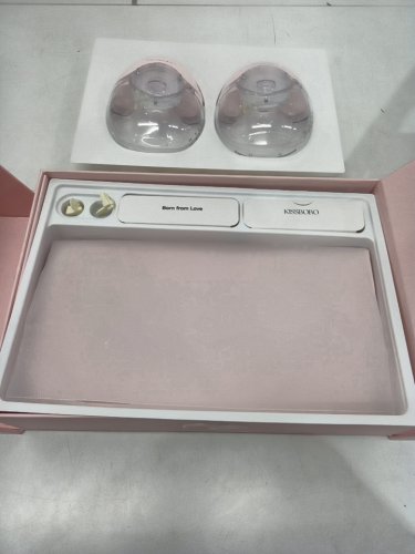 KISSBOBO electric wearable Hands Free Breast Pump - white/pink - 8 levels /3 modes - (model: k8) image 3