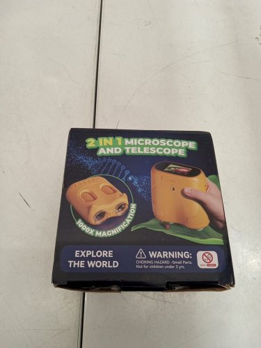 Temodu 2-in-1 Microscope AND Telescope - 2" DISPLAY - 1000X Digital ZOOM - YELLOW - (MODEL:387) image 2