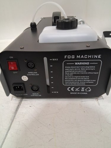 Qizin smoke fog machine wired and wireless control high output - 1500w - Silver/black (model: fogger-1500w) image 8