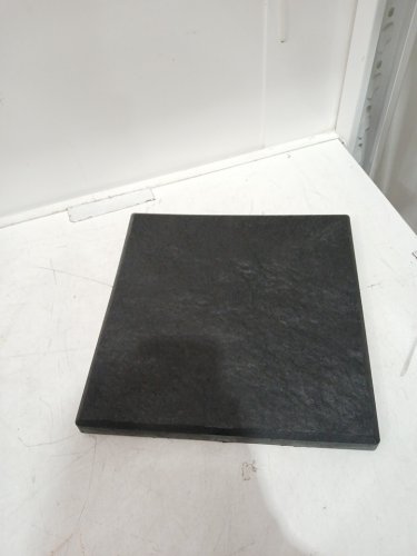 10pk STOMP STONE SLATE rubber pavers - 12" x 12" - black image 3