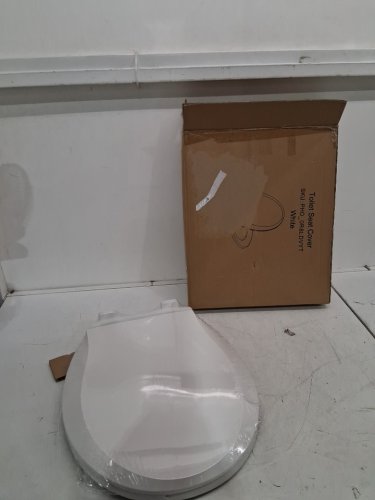 Garvee Round Toilet Seat with Slow Soft Close - 17" - white (model: pho-0r8ldvyt) image 2
