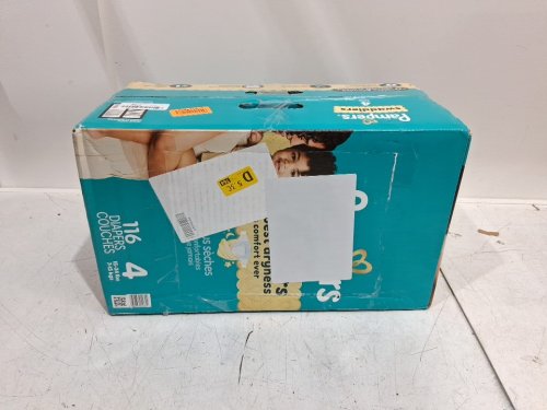 116PK PAMPERS SWADDLERS DISPOSABLE DIAPERS - SIZE 4 image 2
