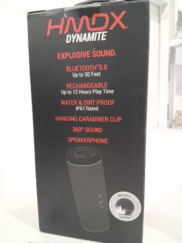 hmdx dynamite wireless Bluetooth speaker - BLACK (model: HX-P350KK-WGN) image 3