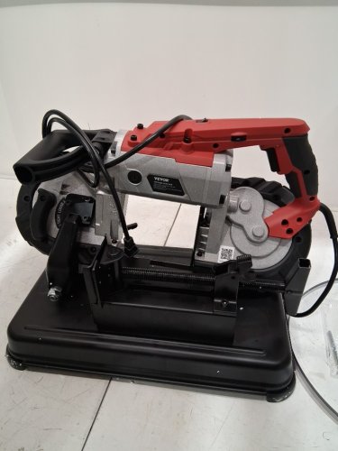 portable steel base band saw with 5" cutting capacity for metal/wood - variable speed 137.8fpm to 472.4fpm (MODEL: R2103) image 7