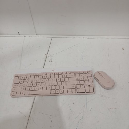 Logitech MK470 Slim Wireless Keyboard - Long Battery life, Ultra Quiet, 2.4 GHz USB Receiver, Plug n' Play Connectivity - pink Rose (Model: ‎920-009443) image 5