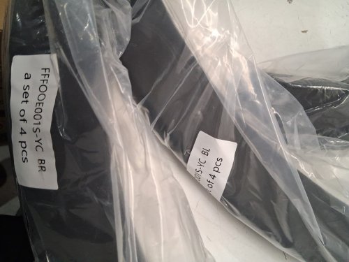 4PC YHTAUTO OE FACTORY STYLE fender flares set - for various ford Lincoln models (model: ‎YHTFF00045 / fffooe001s-yc) image 5