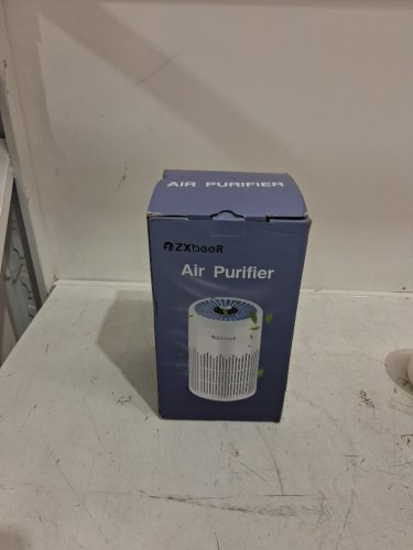 ZXBEER  portable Air Purifier with diffuser - white image 2