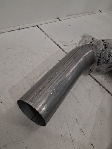 Vibrant Aluminized Mild Steel U-J Mandrel Bent Tubing - 3" - Stainless Steel (model: 12611 ) image 3