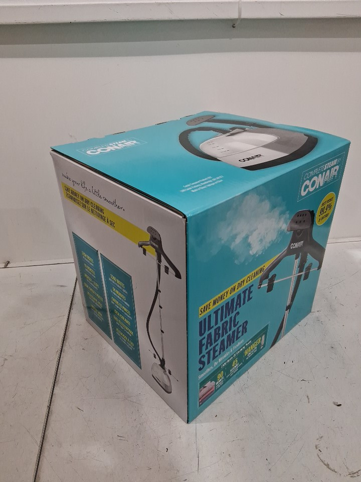 CONAIR UPRIGHT FABRIC ULTIMATE GARMENT CLOTHING STEAMER WITH MICROBAN - SILVER (MODEL: GS28NXC) image 6