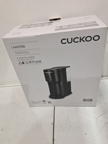 3-in-1 CUCKOO K-Cup Coffee Maker with 5 Cup Sizes and Self-Cleaning Function - 1.2l capacity - black - (model: CCM-AK011B) image 2
