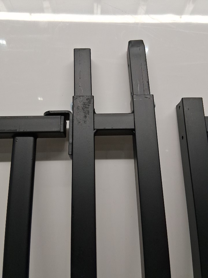 Extra Tall Pet Gate For Doorways/Hallways -78.7" tall x 28" to 34" wide - black (Model: xy076) image 4