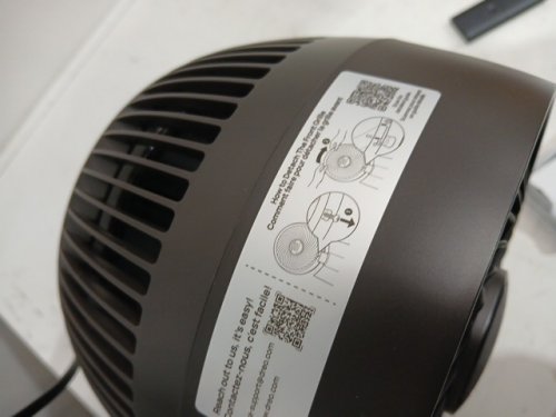 DREO TurboCool 516S Misting cooling Fan with 150°+30°Omni-directional Oscillation, remote, app & RGB lights - 1.3L tank - black (model: DR-HEC006S) image 4