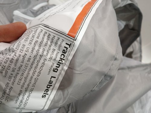 baby playpen replacement fabric  - grey (model : bwl001) image 4