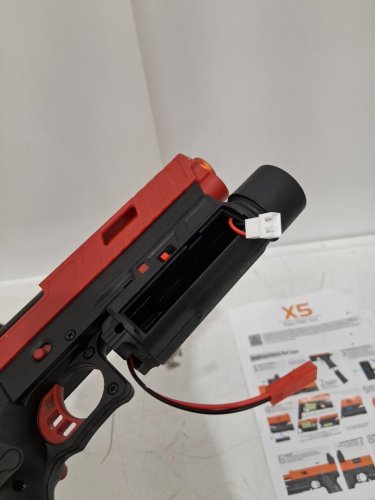SitertCF Electric Full Auto Gel Splat-Blaster Toy gun - Ages 14+ - red (model: X5) image 4