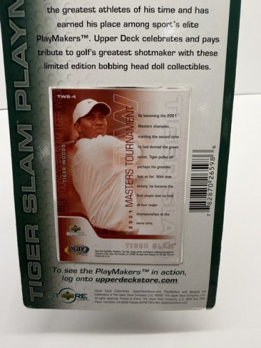 4PC FULL SET UPPER DECK COLLECTIBLES TIGER WOODS TIGER SLAM PLAY MAKERS FIGURES COLLECTION, 2000-2001 image 18