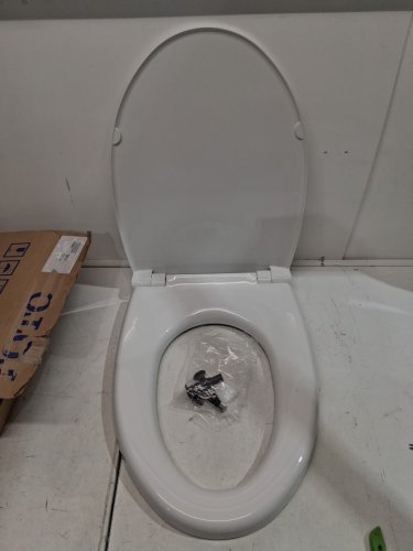 TOTO ELONGATED SOFTCLOSE TOILET SEAT - 18.5" - COTTON WHITE (MODEL: SS124#01) image 2