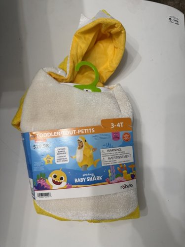 TODDLER RUBIES BABYSHARK COSTUME - 3-4T - YELLOW (STYLE: 701735) image 2