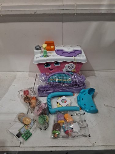 LEAPFROG EXCLUSIVE SCOOP & LEARN ICE CREAM CART DELUXE KIDS TOY - PURPLE/PINK - (model: ‎80-600761) image 3